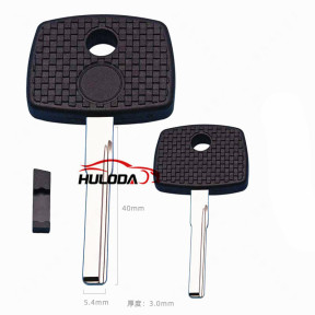 For Mercedes Benz  transponder key blank with logo (can put chip inside)