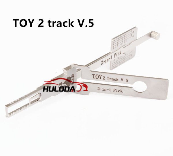 Toy 2 track lock pick and decoder  together  2 in 1  genuine !