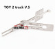 Toy 2 track lock pick and decoder  together  2 in 1  genuine !