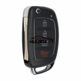 3+1 Buttons car symbol Flip Remote Car Key Case For Hyundai Solaris Verna ELANTRA Santa