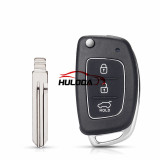 3 Buttons SUV symbol Flip Remote Car Key Case For Hyundai Solaris Verna ELANTRA Santa