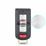 For Mitsubishi 2/3/4 button remote key blank with emergency key blade without logo