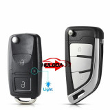 Modified Version Folding Key Shell For VW Volkswagen MK4 Bora Golf 4 5 6 Passat Polo Bora Touran