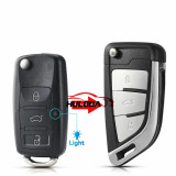 Modified Version Folding Key Shell For VW Volkswagen MK4 Bora Golf 4 5 6 Passat Polo Bora Touran