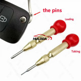 2PCS/SET NEW Flip key remove& fix pin tool , used for flip remote key
