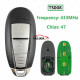 For Suzuki key 2-key smart key 433MHz PCF7953/ID47 FCCID: TS008