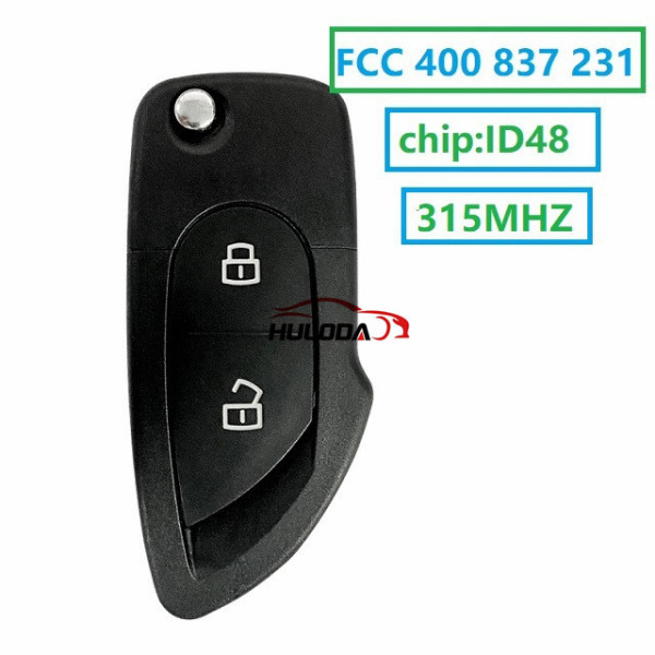 For Blue BoKeni 2-Key Smart Key 315/434 ID48 400 837 231 MYT8Z0837231