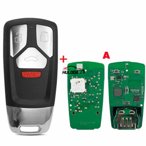 KYDZ MLB -Key Aftermarket ​5M Key Smart Keyless Remote Fob 433MHz with 5M Chip 4M0959754CS for Audi A4 A5 A6 A7 A8 Q5  RS5 RS6 RS7 2017-2021