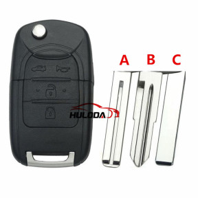  For Chevrolet 4 button Captiva Blank Key Replacement Flip Folding Remote Key Shell