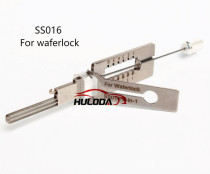 SS016 Lishistyle 2-IN-1 Locksmith Tools for waferlock  