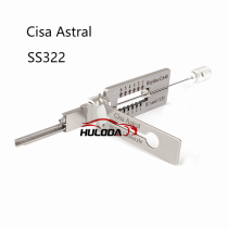 SS332 Cisa Astral Lishistyle 2-IN-1 Locksmith Tools for Civil Lock Hand Tool Lock 