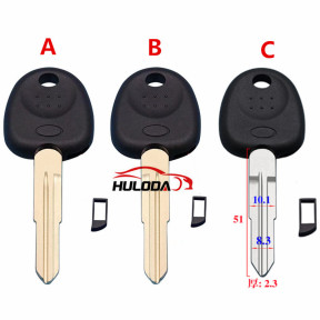 For Hyundai santafe transponer Key blank for KIA Rio