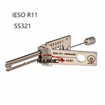 SS321 IESO R11  H6RMANN Lishistyle 2-IN-1 Locksmith Tools for  Italy IESO lock 