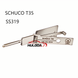 SS319 SCHUCO T35  Lishistyle 2-IN-1 Locksmith Tools   for Italy ISEO lock