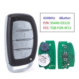 For Hyundai 2018 Hyundai Tucson remote control smart card with 4 keys and 434MHZ 47 chip 95440-D3110