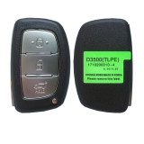 For 2019 Hyundai Tucson remote control smart card PN: 95440-D3500 434 frequency 47 chip