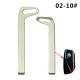 For the new BMW X7 smart card small key and the new BMW X5 U-shaped emergency mechanical small key blade 