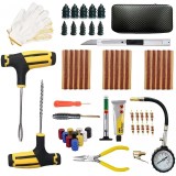 New Car Tire Repair Kit Puncture Plug Tools Tyre Puncture Emergency for Universal Tire Strips Stiring Glue Repair Tool Kit
