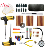 New Car Tire Repair Kit Puncture Plug Tools Tyre Puncture Emergency for Universal Tire Strips Stiring Glue Repair Tool Kit