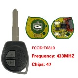For Suzuki original board sub shell 433MHz PCF7961A 37145-71L20 37145-71L2 T68L0