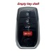 For Toyota Pickup Harrier Land Cruiser for VVDI XM38 Electronic Board and KEYDIY Key Remote Shell Smart Car Key Shell Fit