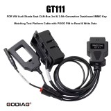 GODIAG GT110 CAN-Bus  GT111 UDS 4th Generation GT112 K-Line Dashboard IMMO IMMO Key Matching Test Platform Cable For VW/Audi/Skoda/Seat