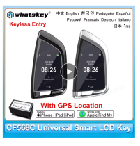 Universal Modified LCD Smart Car Key For BMW/Benz/Audi/KIA/Cadillac/Porsche/VW/Mazda/Toyota/Ford Comfortable Entry