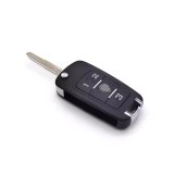 For Chevrolet Cruze 3+1 button remote control car key housing, with battery position and logo 