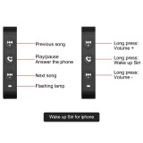 Universal Smart Control For Cell Phone Car Steering Wheel Control 3 Buttons Remote Controller Wireless Bluetooth 5.3