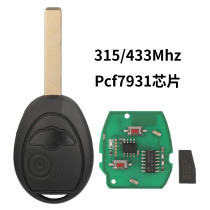 For BMW mini2 key straight board remote control car key 315 frequency 433 frequency Pcf7931 chip
