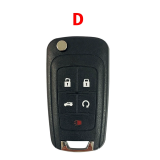 For Chevrolet 2/3/4/5 key semi intelligent folding remote key 315MHz ID46 PCF7937E