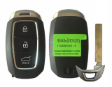For Hyundai  Kona 2018 2019 2020 3-key smart card remote control car key ID47 chip 433 frequency 95440-J9100