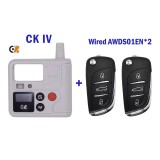 CK IV Cube Key Tool Programming Car Key Programmer Support Decode/Copy/Dedicate Chip Generation Car Accessories Repair Tools