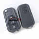 For Roewe 360 3 button flip remote key shell 