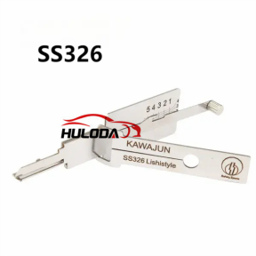 KAWAJUN SS326 Lishistyle 2-IN-1 Locksmith Tools for Japan Lock KAWAJUN