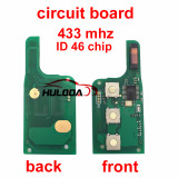 For Roewe 350 Car Key Accessories Folding Remote Control Key 433mhz  ID46 Chip Intelligent Remote Key