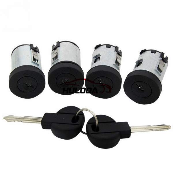 9170.AY 4162C9 4162.L0, 4162.PA DOOR LOCK BARREL SET FOR FIAT SCUDO CITROEN XM XANTIA SYNERGIE DISPATCH JUMPY 1995-2007
