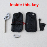 For Roewe 350 Car Key Accessories Folding Remote Control Key 433mhz  ID46 Chip Intelligent Remote Key