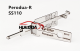 Perodua-R SS110 Lishistyle 2-IN-1 Locksmith Tools for Civil Lock Hand Tool Lock  Used for Malaysia and Japan