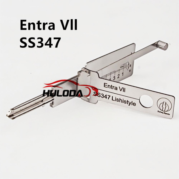 Entra Vll SS347  Lishistyle 2-IN-1 Locksmith Tools for Civil Lock Hand Tool Lock  Used for Italy Europe