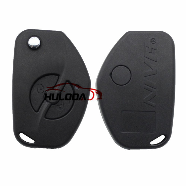 For Lada Niva Grante car key case Lada Vesta folding remote key case