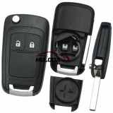 For Chevrolet  2/3/4/5 button key blank repalce with HU100 blade For Chevrolet Aveo Cruze for Opel for buick (no emblem）