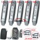 For Kia 3/4 button remote key blank With battery holder without emblem