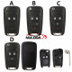 3/4/5 Buttons Flip Replacement Remote Car Key Shell Case with HU100 blade For Chevrolet Cruze for opel for buick (no emblem）