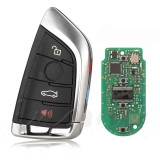 For BMW F FEM CAS4 5 7 Series X5 X6 2014+ 3/4Buttons Smart Remote Car Key Fob 315/433/868Mhz PCF7945