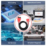 Autel Original OBD2 Main Cable 15Pin Programming Cable Connector for Autel Scanner 508/ 808/ 906/ 908 Series, Connect with VCI