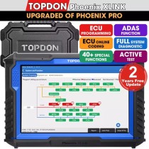 TOPDON Phoenix XLink Car OBD2 Diagnostic All System Cloud-Based Programming Bi-Directional Scanner ECU Scan Tool
