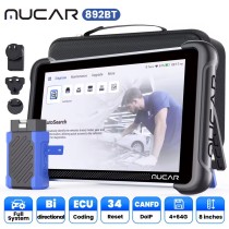 Lifetime Free Update MUCAR 892BT OBD2 Scanner CANFD&DOIP Bi-directional Diagnostic Tool Full System 34 Reset ECU Coding