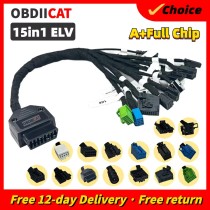 15 in 1 EIS ELV EZS Cluster Platform Test Cable for B-e-n-z W164 W212 W221 W246 W218 W204 W447 VVDI CGDI ACDP IM508 MB Tool