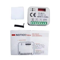 12V-24V receiver controller board multi frequency 2 channel receiver 433.92-900mhz RX multi garage door opener receiver